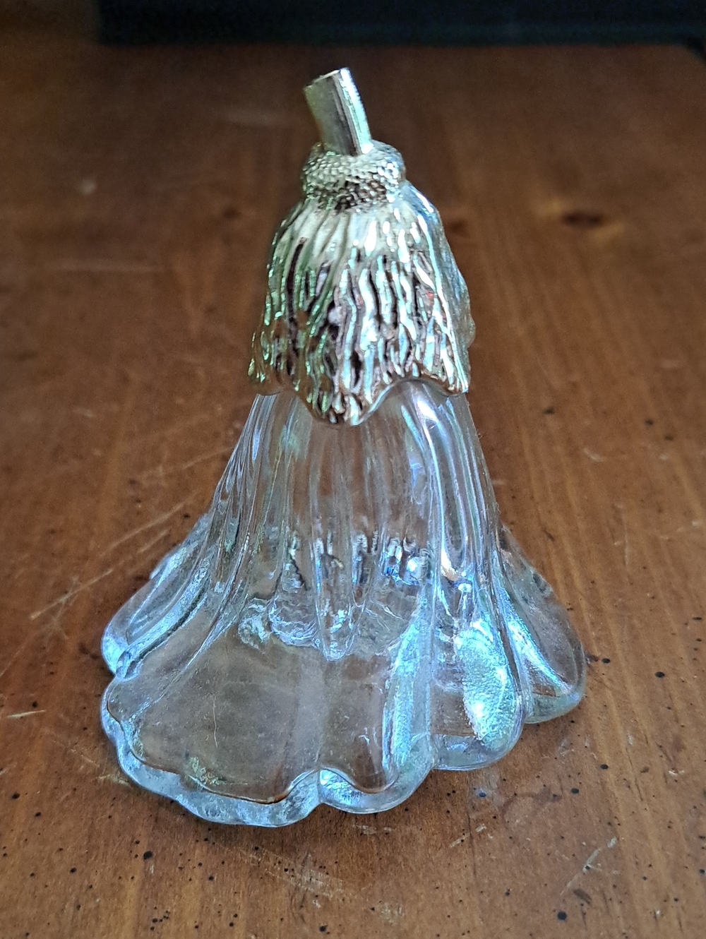Avon Glass Flower Perfume Bottle